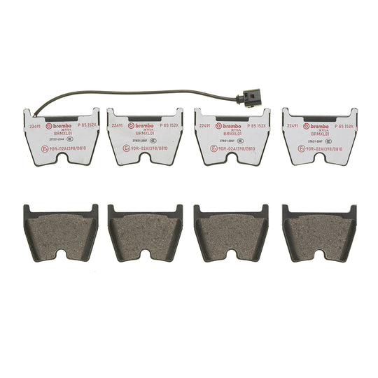 P85152X Brembo XTRA Low-Met Disc Brake Pad Set Brembo Brake Canada