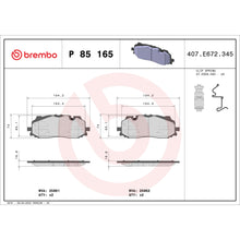 Load image into Gallery viewer, P85165 Brembo Premium Low-Met OE Equivalent Pad Brembo Brake Canada