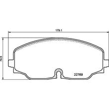 Load image into Gallery viewer, P85176 Brembo Premium Low-Met OE Equivalent Pad Brembo Brake Canada