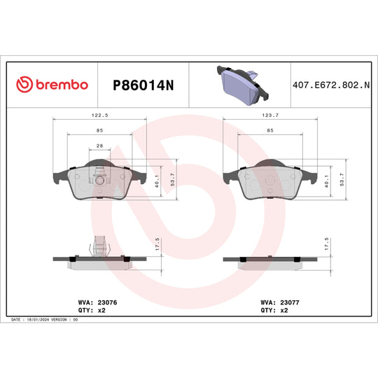 KT00501 Brembo Disc Brake Kit Brembo Brake Canada