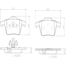 Load image into Gallery viewer, P86019N Brembo PRIME Ceramic Disc Brake Pad Set Brembo Brake Canada