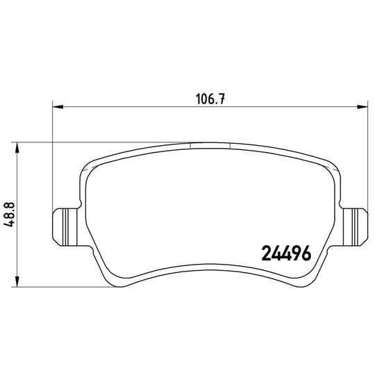P86021X Brembo XTRA Low-Met Disc Brake Pad Set Brembo Brake Canada