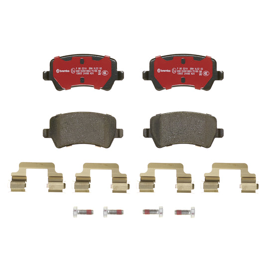 P86021X Brembo XTRA Low-Met Disc Brake Pad Set Brembo Brake Canada