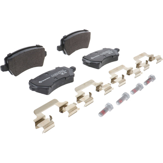 KT04309 Low-Met Brake Pad and UV Coated Solid  Brake Disc Kit Brembo Canada