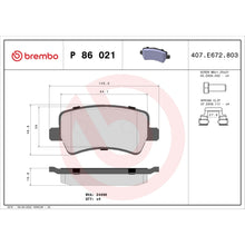 Charger l'image dans la galerie, KT04309 Low-Met Brake Pad and UV Coated Solid  Brake Disc Kit Brembo Canada