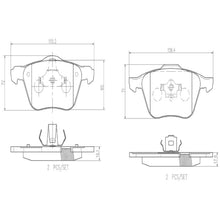 Load image into Gallery viewer, P86022N Brembo PRIME Ceramic Disc Brake Pad Set Brembo Brake Canada