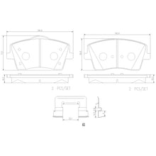 Load image into Gallery viewer, P86031N Brembo PRIME Ceramic Disc Brake Pad Set Brembo Brake Canada