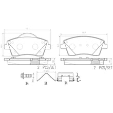 Load image into Gallery viewer, P86033N Brembo PRIME Ceramic Disc Brake Pad Set Brembo Brake Canada