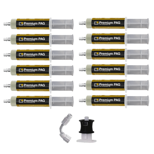 PAG7209-12PK Tectonic Re-Usable Premium Pag Oil Charge Syringe 12 PACK Tectonic Canada