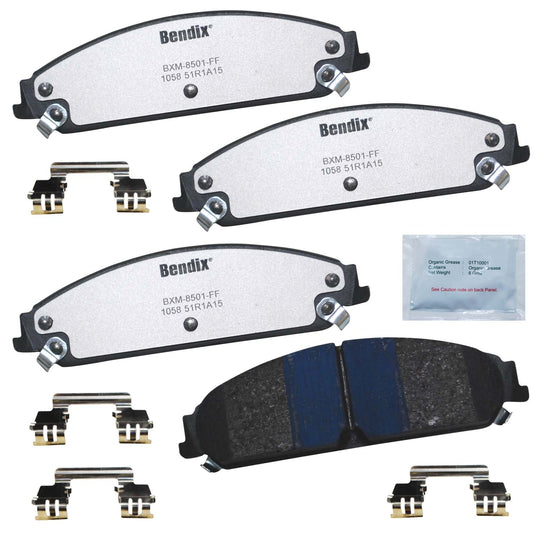 PBD1058 Bendix Police Low-Metallic Severe Duty Disc Brake Pads Bendix Canada