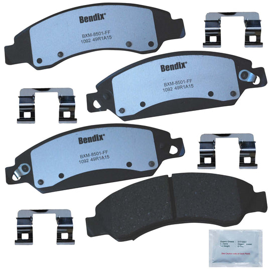 PBD1092 Bendix Police Low-Metallic Severe Duty Disc Brake Pads Bendix Canada