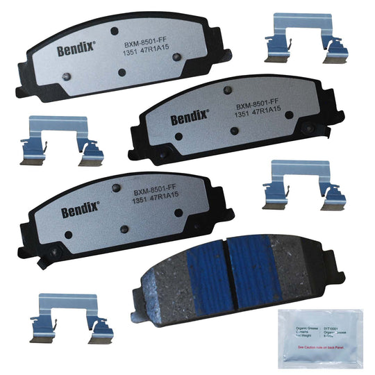 PBD1351 Bendix Police Low-Metallic Severe Duty Disc Brake Pads Bendix Canada