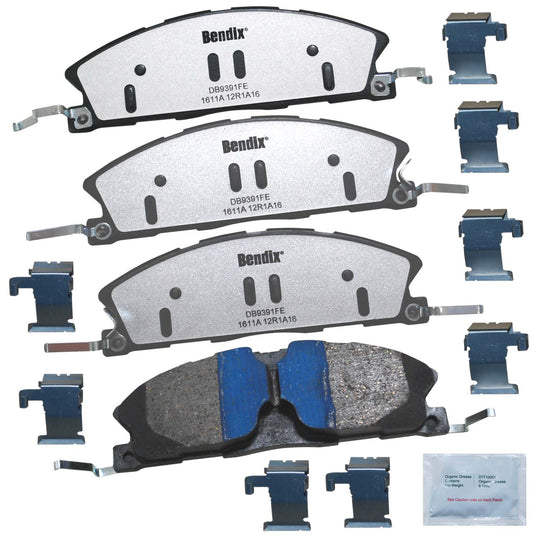 PBD1611A Bendix Police Low-Metallic Severe Duty Disc Brake Pads Bendix Canada