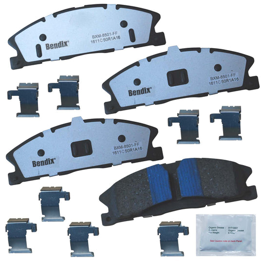 PBD1611C Bendix Police Low-Metallic Severe Duty Disc Brake Pads Bendix Canada