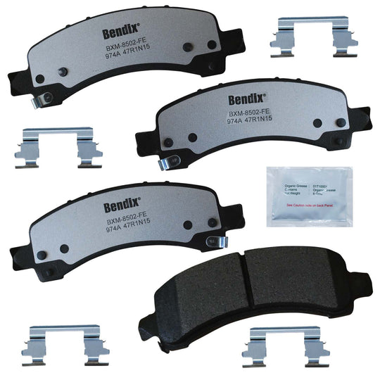 PBD974A Bendix Police Semi-Metallic Severe Duty Disc Brake Pads Bendix Canada
