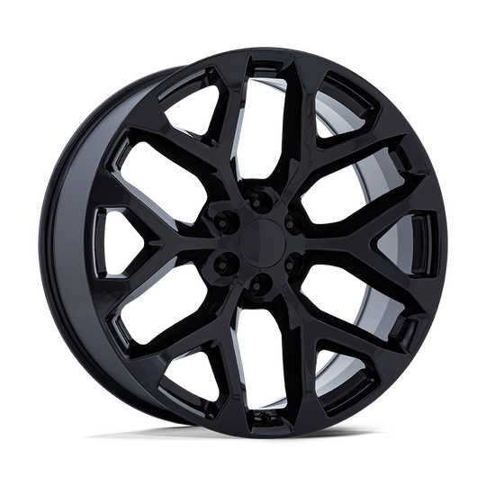 177GB-2415824 - Performance Replicas PR177 24X10 6X139.7  24mm Gloss Black - Performance Replicas Wheels Canada