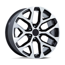 Load image into Gallery viewer, 177BM-2415824 - Performance Replicas PR177 24X10 6X139.7  24mm Gloss Black Machined Face - Performance Replicas Wheels Canada