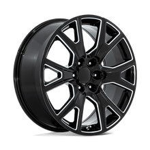 Load image into Gallery viewer, 199M-2295828 - Performance Replicas PR199 22X9 6X139.7  28mm Gloss Black Milled - Performance Replicas Wheels Canada