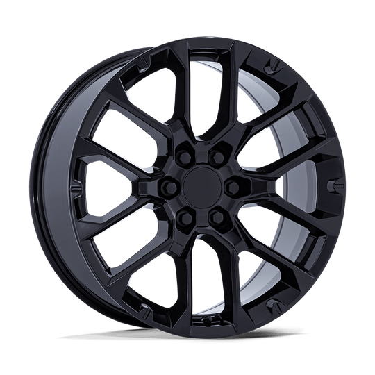 224GB-2295828 - Performance Replicas PR224 22X9 6X139.7 28mm Gloss Black - Performance Replicas Wheels Canada