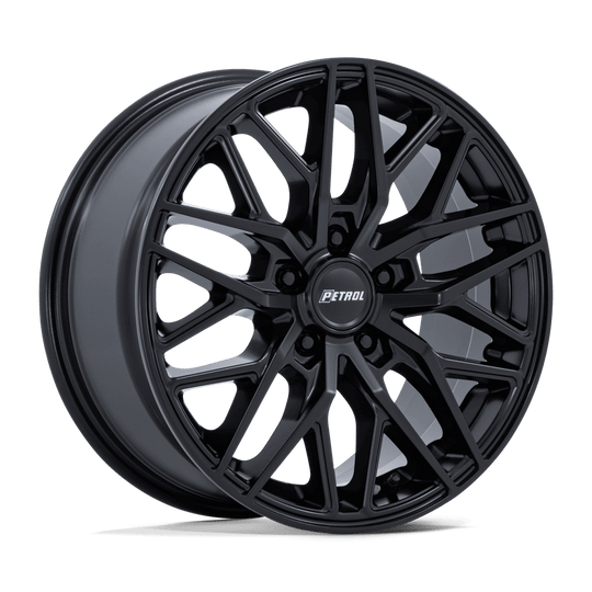 PE004MX17804240 - Petrol PE004 P3E 17X8 5X110 / ET 40mm Matte Black - Petrol Wheels Canada
