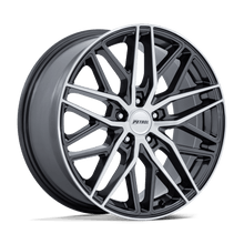Charger l'image dans la galerie, PE004AD17801240 - Petrol PE004 P3E 17X8 5X114.3 / ET 40mm Gloss Gunmetal Brs-Mach Face - Petrol Wheels Canada
