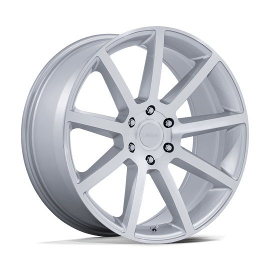 PE007SD20956825 - Petrol PE007 P6E 20X9.5 6X139.7 / ET 25mm Gloss Silver W/ Machined Face - Petrol Wheels Canada