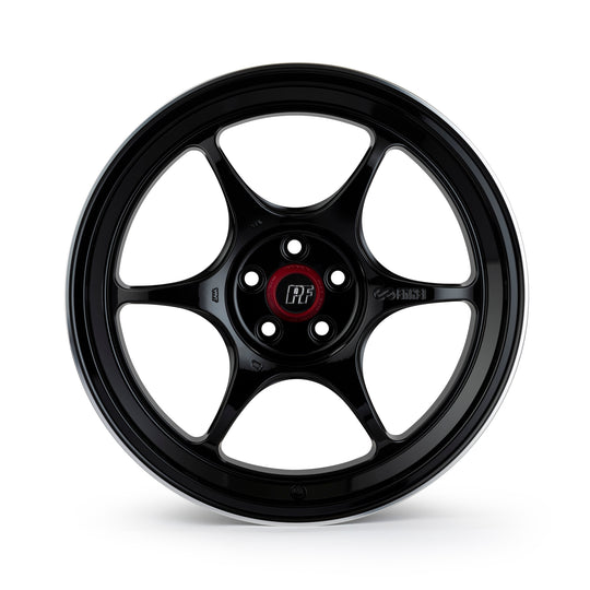 545-580-6525BKM - Enkei PF06 15X8 5X114.3 25mm Machined Black - Enkei Wheels Canada