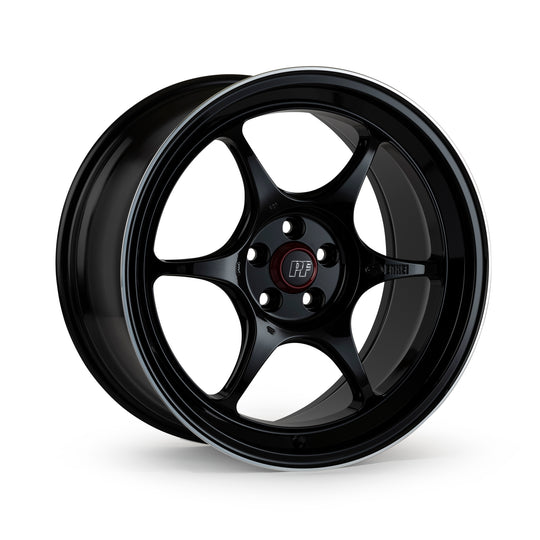 545-580-6525BKM - Enkei PF06 15X8 5X114.3 25mm Machined Black - Enkei Wheels Canada