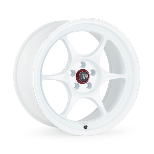 545-895-6540WM - Enkei PF06 18X9.5 5X114.3 40mm Machined White - Enkei Wheels Canada