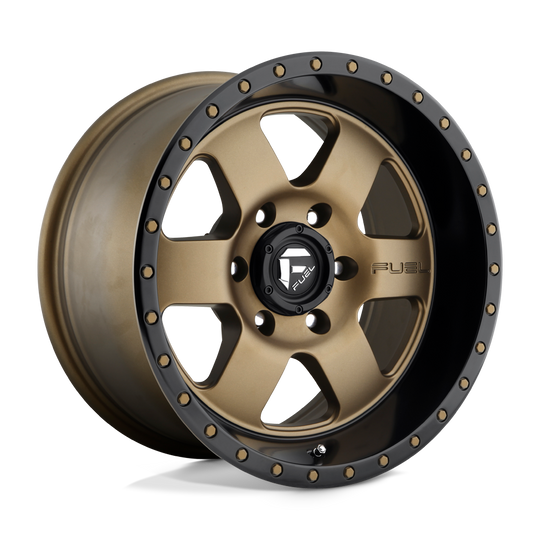 D61720908550 - Fuel Off-Road D617 Podium 20X9 5X139.7 1mm Matte Bronze Black Bead Ring - Fuel Off-Road Wheels Canada