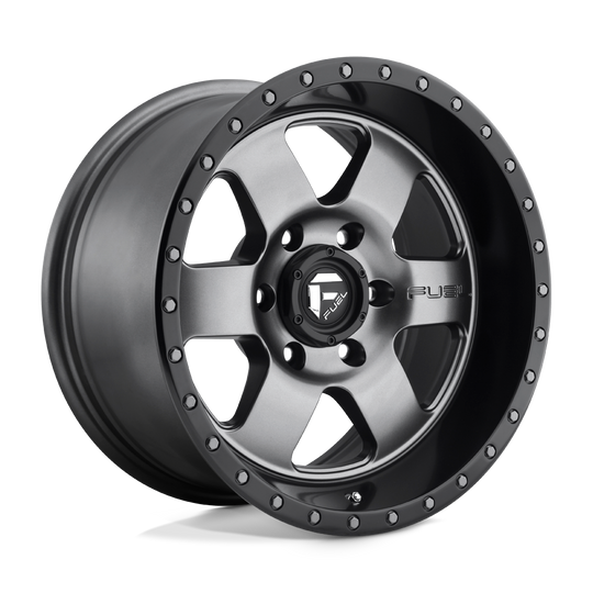 D61918907345 - Fuel Off-Road D619 Podium 18X9 5X127 -12 mm Matte Gun Metal Black Bead Ring - Fuel Off-Road Wheels Canada