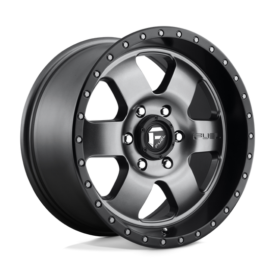 D61918908957 - Fuel Off-Road D619 Podium 18X9 6X135 20mm Matte Gun Metal Black Bead Ring - Fuel Off-Road Wheels Canada
