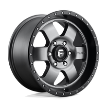 Load image into Gallery viewer, D61918908357 - Fuel Off-Road D619 Podium 18X9 6X139.7 20mm Matte Gun Metal Black Bead Ring - Fuel Off-Road Wheels Canada