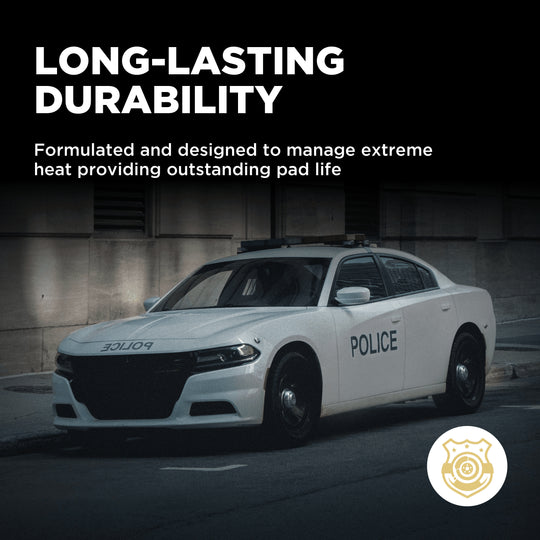 PPV2087 Police Pursuit Vehicle Rear Disc Brake Pad Set BCSJ