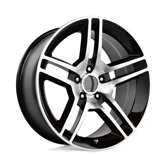101BM-816545 - Performance Replicas PR101 18X10 5X114.3  45mm Gloss Black Machined - Performance Replicas Wheels Canada