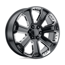 Load image into Gallery viewer, 113GC-295824 - Performance Replicas PR113 20X9 6X139.7  24mm Gloss Black With Chrome Accents - Performance Replicas Wheels Canada