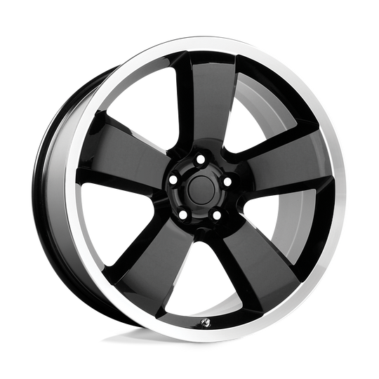 119B-2299018 - Performance Replicas PR119 22X9 5X115  18mm Gloss Black/Machined Lip - Performance Replicas Wheels Canada