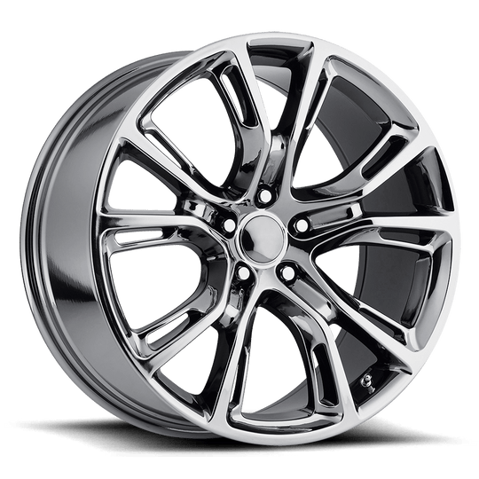137BC-217350 - Performance Replicas PR137 20X10 5X127  50mm Black Chrome - Performance Replicas Wheels Canada