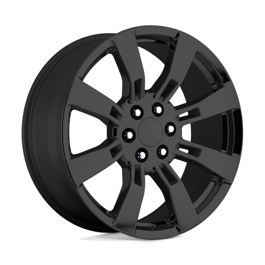 144GB-285831 - Performance Replicas PR144 20X8.5 6X139.7  31mm Gloss Black - Performance Replicas Wheels Canada