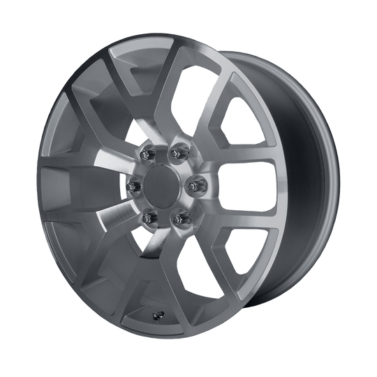 150S-2295827 - Performance Replicas PR150 22X9 6X139.7  27mm Silver Machined - Performance Replicas Wheels Canada