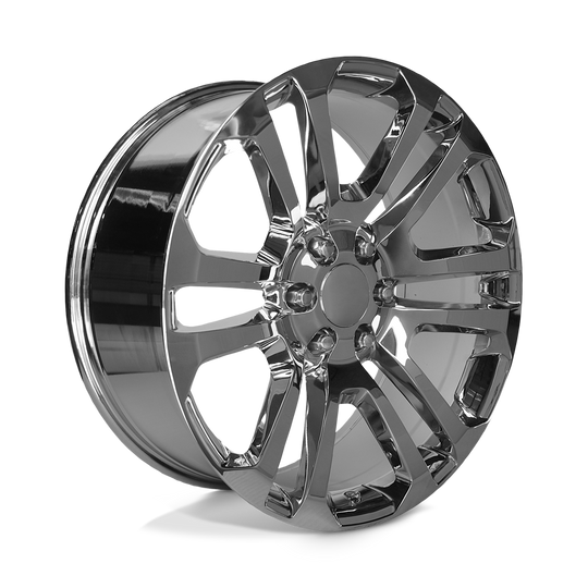 158C-295824 - Performance Replicas PR158 20X9 6X139.7  24mm Chrome - Performance Replicas Wheels Canada