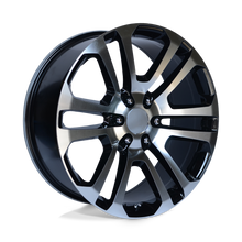 Load image into Gallery viewer, 158BM-2295824 - Performance Replicas PR158 22X9 6X139.7  24mm Gloss Black With Machined Face - Performance Replicas Wheels Canada