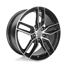 Load image into Gallery viewer, 160BM-786154 - Performance Replicas PR160 17X8.5 5X120.65  54mm Gloss Black With Machined Spokes - Performance Replicas Wheels Canada