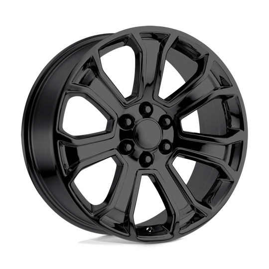 166GB-2295824 - Performance Replicas PR166 22X9 6X139.7  24mm Gloss Black - Performance Replicas Wheels Canada