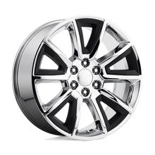 Load image into Gallery viewer, 168CM-2295824 - Performance Replicas PR168 22X9 6X139.7  24mm Chrome With Matte Black Accents - Performance Replicas Wheels Canada