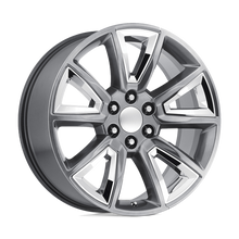 Charger l'image dans la galerie, 168HC-2295824 - Performance Replicas PR168 22X9 6X139.7  24mm Hyper Silver With Chrome Accents - Performance Replicas Wheels Canada