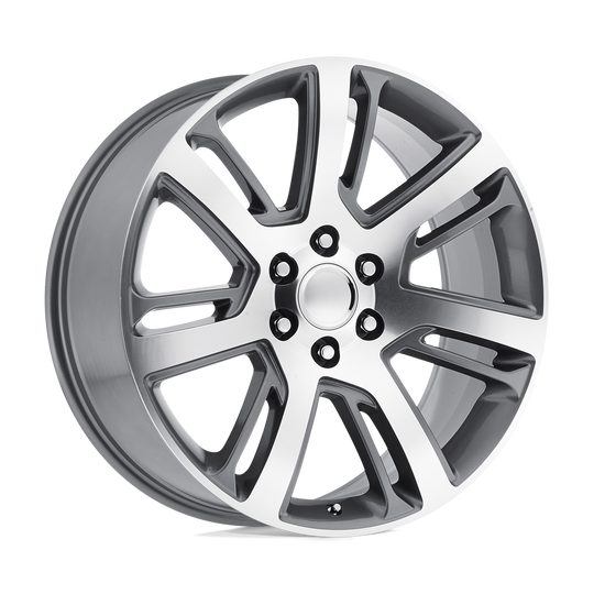171GM-2295824 - Performance Replicas PR171 22X9 6X139.7  24mm Gunmetal With Machined Face - Performance Replicas Wheels Canada