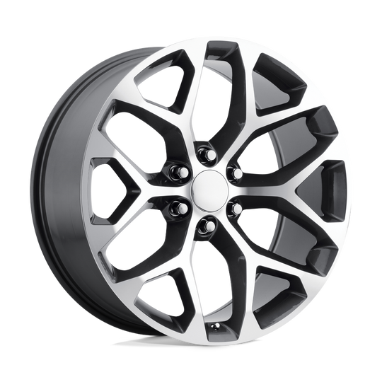 176GM-295824 - Performance Replicas PR176 20X9 6X139.7  24mm Gunmetal Machined - Performance Replicas Wheels Canada
