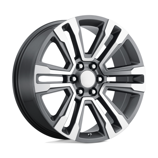 182GM-2615831 - Performance Replicas PR182 26X10 6X139.7  31mm Gunmetal Machined - Performance Replicas Wheels Canada