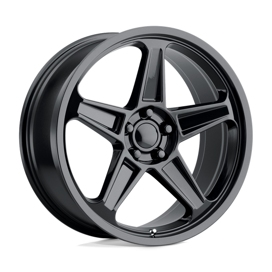 186GB-299020 - Performance Replicas PR186 20X9 5X115  20mm Gloss Black - Performance Replicas Wheels Canada
